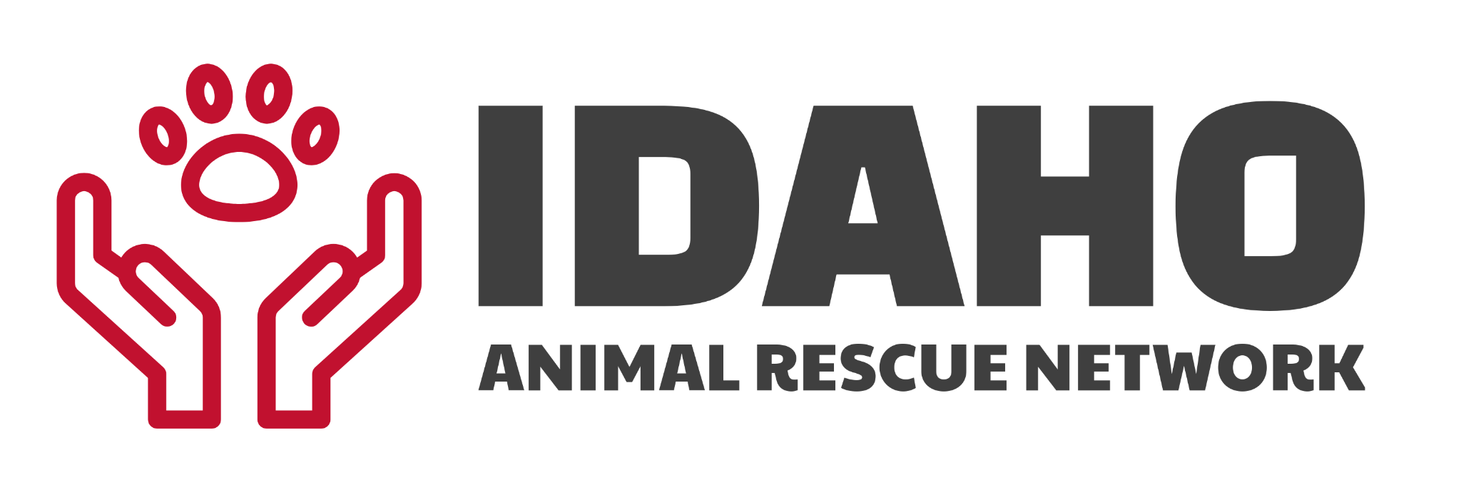 Idaho Animal Rescue Network full-color horizontal logo