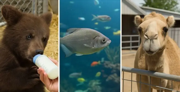 Wild animal exhibits